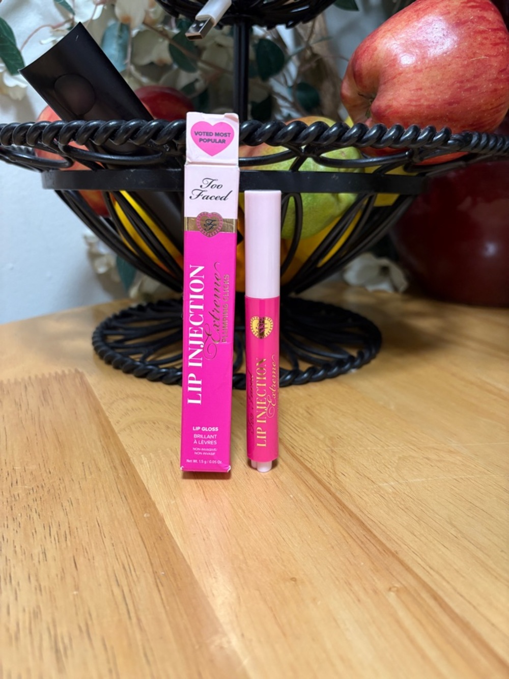 Too Faced Lip Injection Extreme Plumping Lip Gloss, VOTED MOST POPULAR, BNIB,New